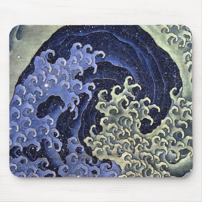 北 斎 波, 北 斎 Hokusai Wave, Hokusai, Mousepad (Vorne)