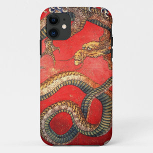 北 斎 龍, 北 Hokusai Dragon, Hokusai, Japan Art Art, A iPhone 11 Hülle