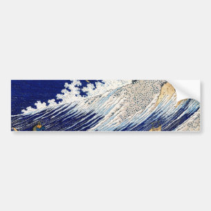 北 斎 Hokusai Ocean Waves Japanische Kunst Autoaufkleber