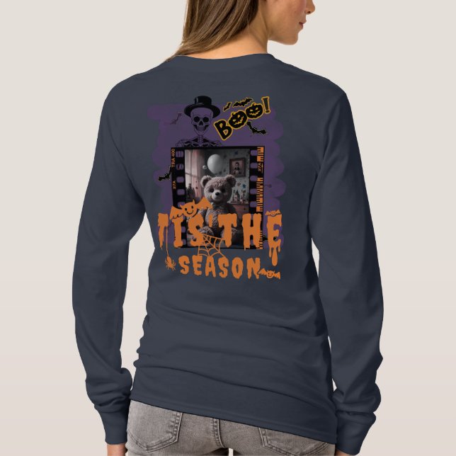可愛いテディベアハロウィンデザイン T-Shirt (Rückseite)