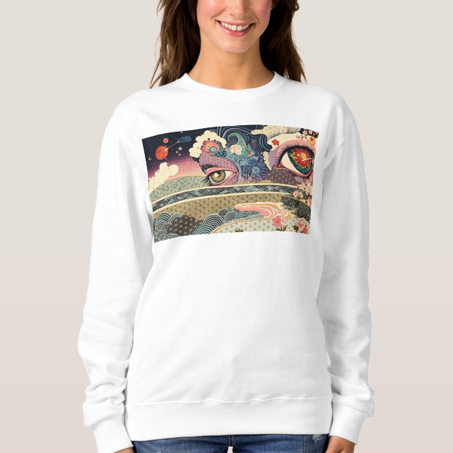 和柄アート SWEATSHIRT (Vorderseite)