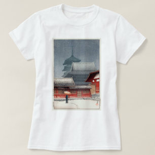 四 天 寺, Shitennō-ji in Osaka, Hasui Kawase, Woodcut T-Shirt