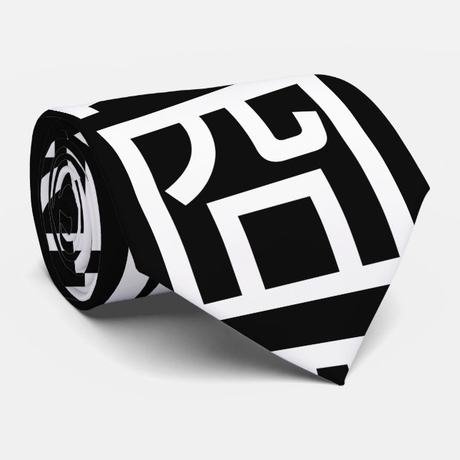 囧 Jiong Chinese Orz Asian Meme Hanzi Emoticon Krawatte (Gerollt)