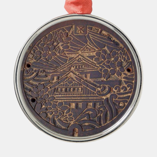 大阪市のマンホール ORNAMENT AUS METALL (Vorne)