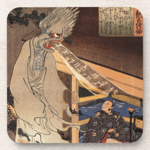妖 怪, 国, 芳 Zombie, Kuniyoshi, Ukiyo-e Getränkeuntersetzer