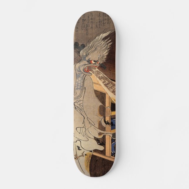 妖 怪, 国, 芳 Zombie, Kuniyoshi, Ukiyo-e Skateboard (Vorderseite)