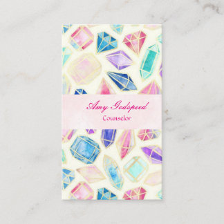 宝石のイラスト名刺 VISITENKARTE