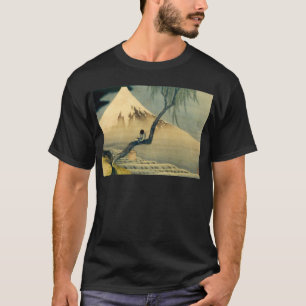 富士と少年, 北斎 der Fujisan und Junge, Hokusai, Ukiyo-e T-Shirt
