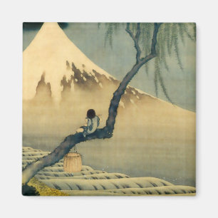 富 士 と 年, 北 Mount Fuji und Boy, Hokusai, Ukiyo-e Magnet