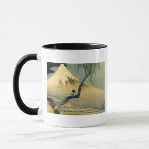 富 士 と 年, 北 Mount Fuji und Boy, Hokusai, Ukiyo-e Tasse