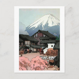 富 士 十 船 津, zehn Ausblicke auf Fuji, Funatsu, Yoshi Postkarte