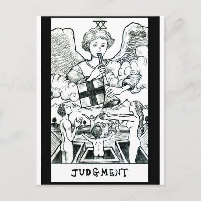 審判 POSTKARTE (Vorderseite)