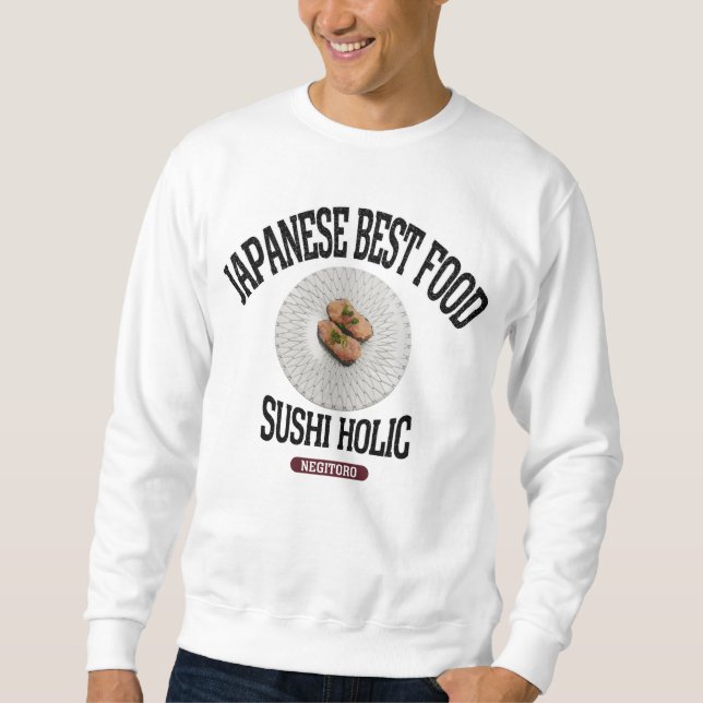 寿司ねぎとろ（ねぎあり）（ビンテージ風） SWEATSHIRT (Vorderseite)
