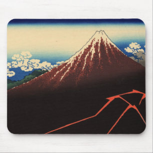 山下白雨, 北斎 Donner und der Fujisan, Hokusai, Ukiyo-e Mousepad