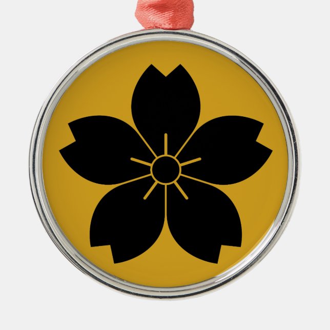 山 桜 SILBERNES ORNAMENT (Vorne)