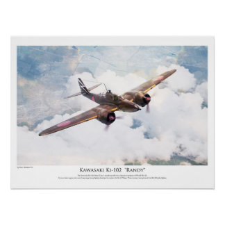 川崎キ102ランディー POSTER