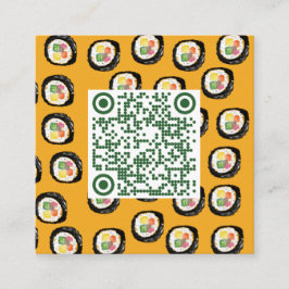 巻き寿司 QUADRATISCHE VISITENKARTE