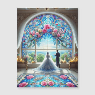幸せな結婚式　マグネットカード MAGNETKARTE