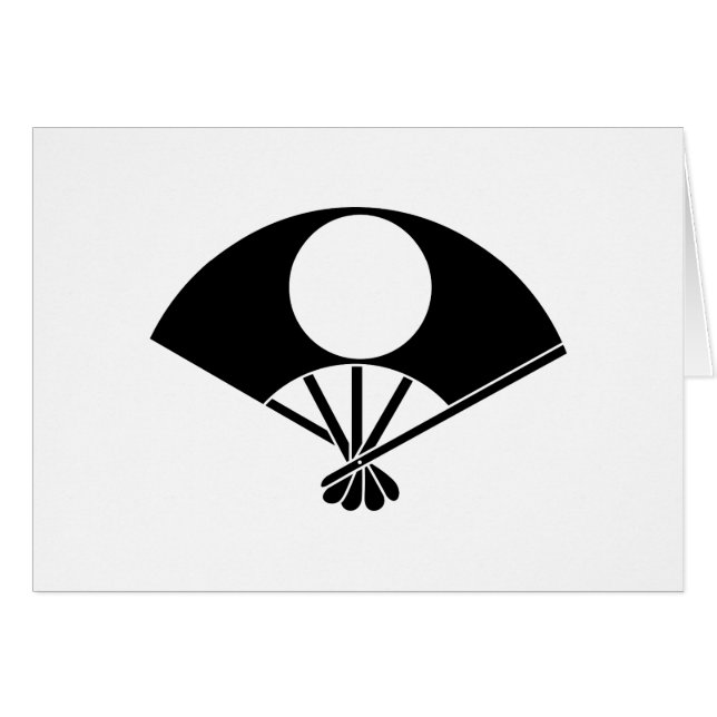 扇 に 月 丸 (Vorderseite (Horizontal))