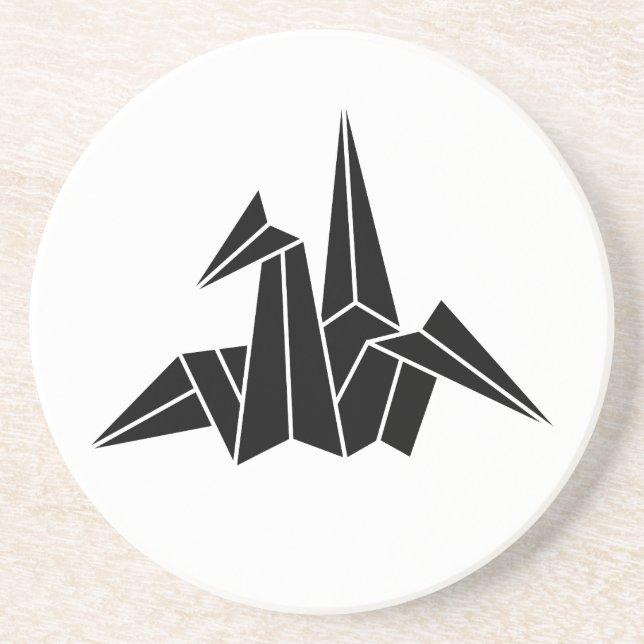 折 り 鶴 GETRÄNKEUNTERSETZER (Vorne)