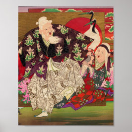 日本の伝統的な絵画 Japanese traditional paintings Poster