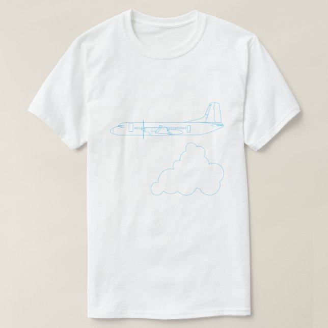 日本の飛行機「YS-11」 T-Shirt (Design vorne)