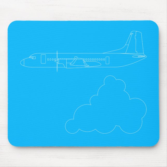 日 の 飛 機 "JS-11" MOUSEPAD (Vorne)