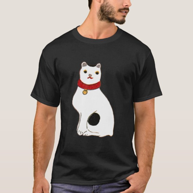 日 本 の の 人, Puppe der japanischen Katze T-Shirt (Vorderseite)