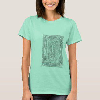 明るい水色の「縁結曼荼羅」 T-Shirt