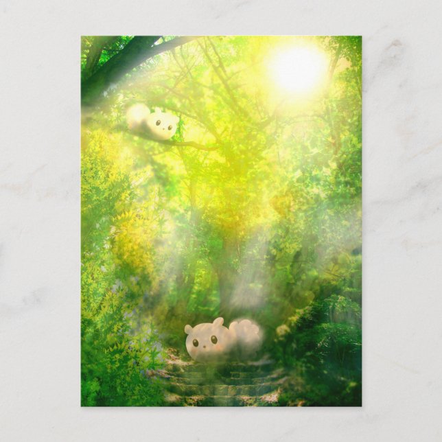 木 漏 れ 日2ご う POSTKARTE (Vorderseite)