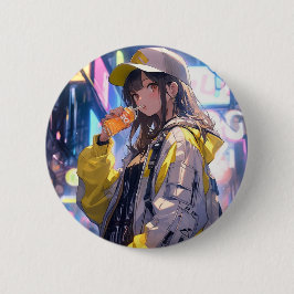 東京娘アイコン/Tokyo Gorl icon Badge | 東京娘 GenerativeAI Button