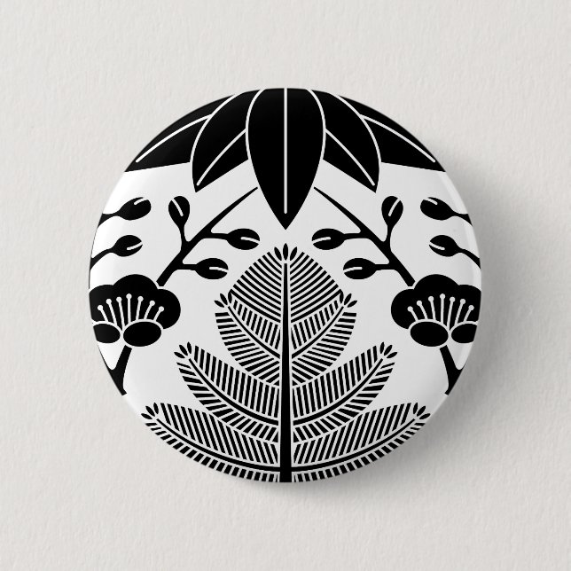 松 竹 梅 BUTTON (Vorderseite)