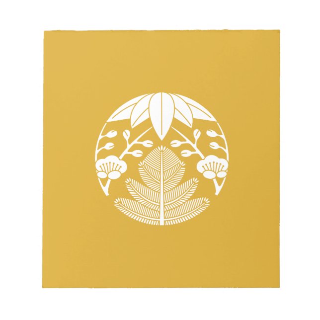 松 竹 梅 NOTIZBLOCK (Vorderseite)