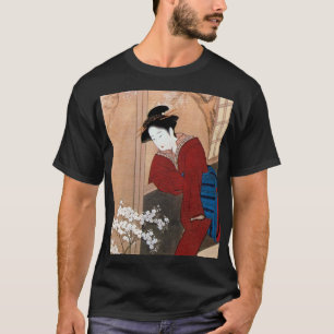 桜 の 花 女, 春 章 Kirschblüten und eine Frau, Shunshi T-Shirt