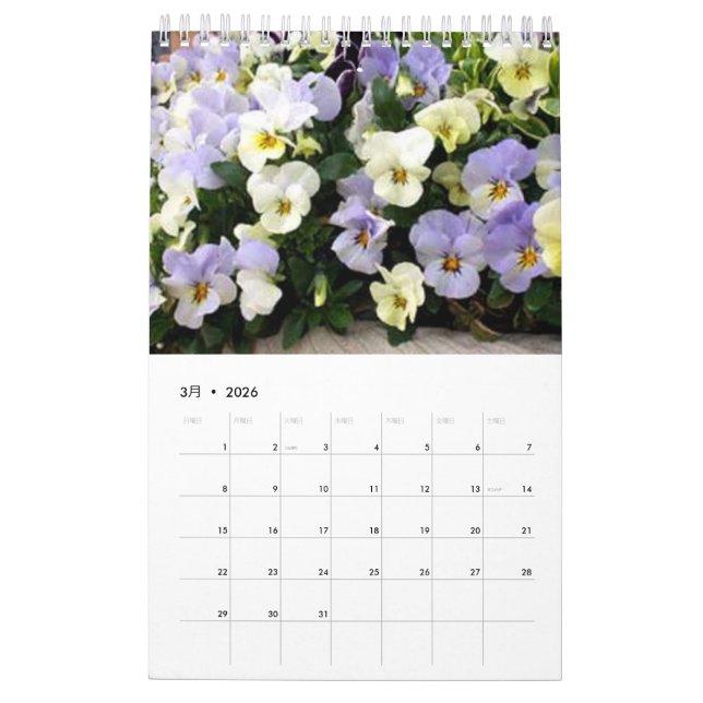 植物カレンダー2017 KALENDER (Mär 2026)