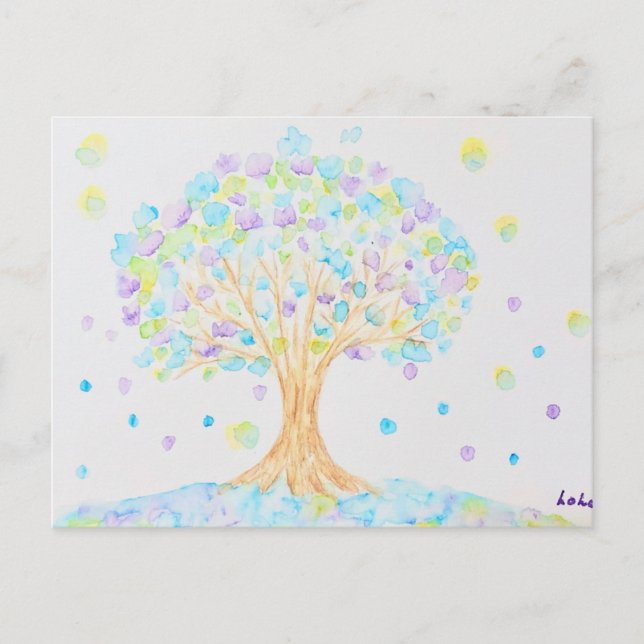 樹 POSTKARTE (Vorderseite)