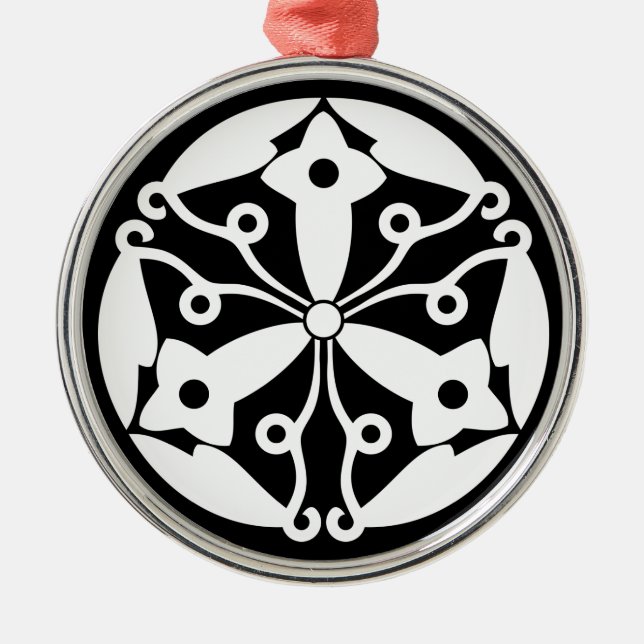 正 親 町 連 翹 SILBERNES ORNAMENT (Vorne)
