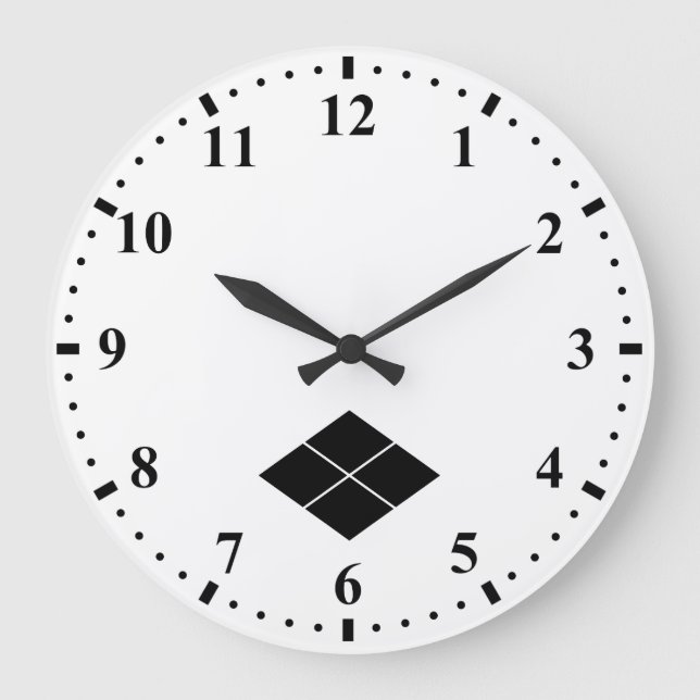 武田菱 GROßE WANDUHR (Vorderseite)