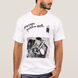 水墨画家であり詩人の「松元えるく」オリジナルＴシャツです。 T-Shirt