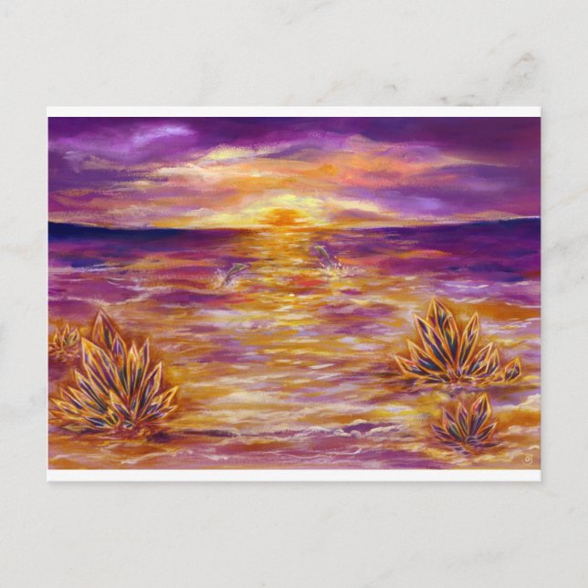 水 晶 と 海4 POSTKARTE (Vorderseite)