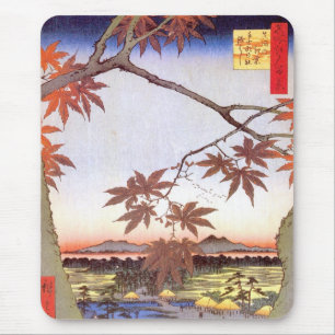 江戸の紅葉, 広重 Ahorn von Edo, Hiroshige, Ukiyo-e Mousepad