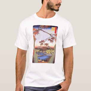 江 の 紅 葉, 広 重 Ahorn Edo, Hiroshige, Ukiyo-e T-Shirt