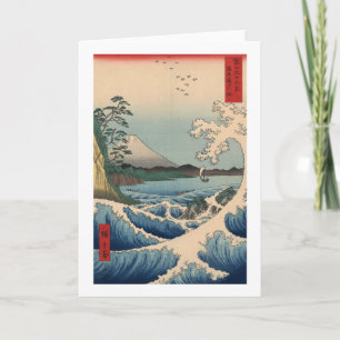 波 と 富 山, 広 重 Wave und Mount Fuji, Hiroshige Karte