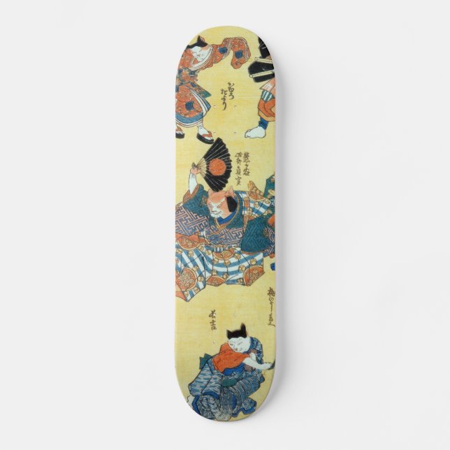 流 行 猫 の づ 狂 言 SKATEBOARD (Vorderseite)
