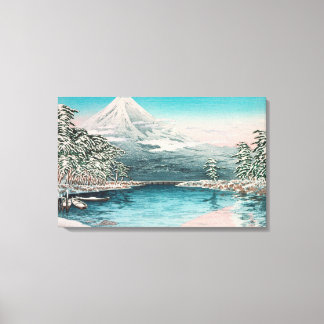 浮世絵キャンバス ukiyoe 高橋松亭 「田子の浦」 leinwanddruck