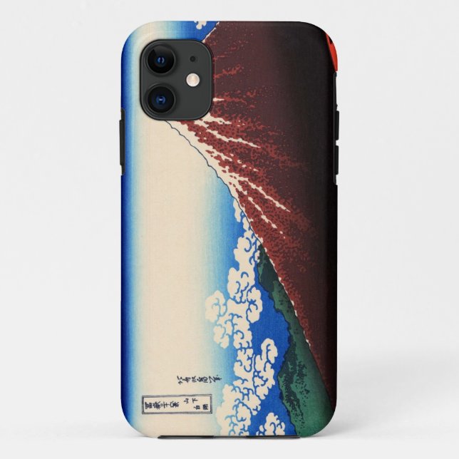 浮世絵　山下白雨　葛飾北斎 Case-Mate iPhone HÜLLE (Rückseite)