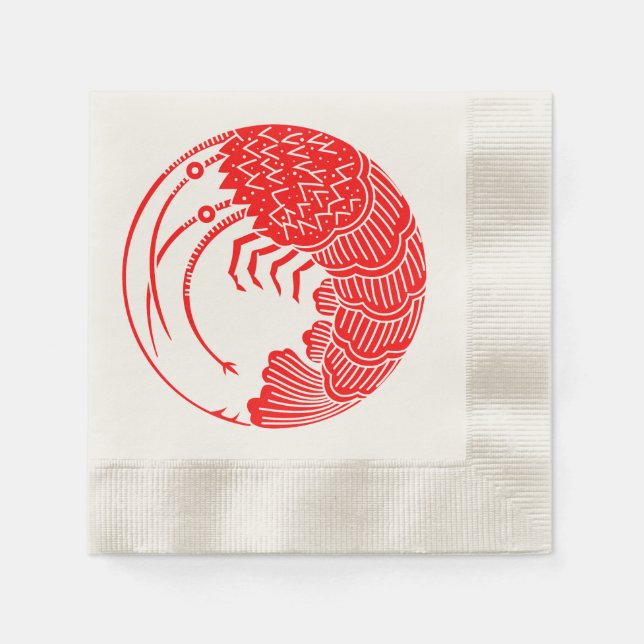 海老の丸 SERVIETTE (Vorderseite)