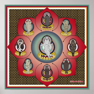 海豹曼荼羅（seal  mandala） poster