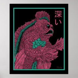 深 い (tief) poster