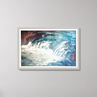 渓 流, Rapids, Hiroshi Yoshida, Holzschnitt